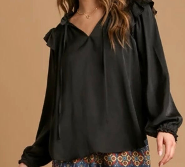 “A Night to Remember” Top in Black
