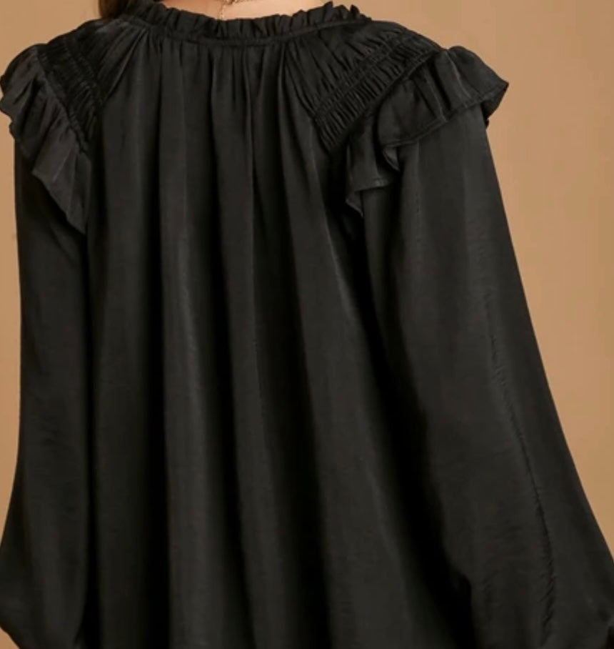 “A Night to Remember” Top in Black