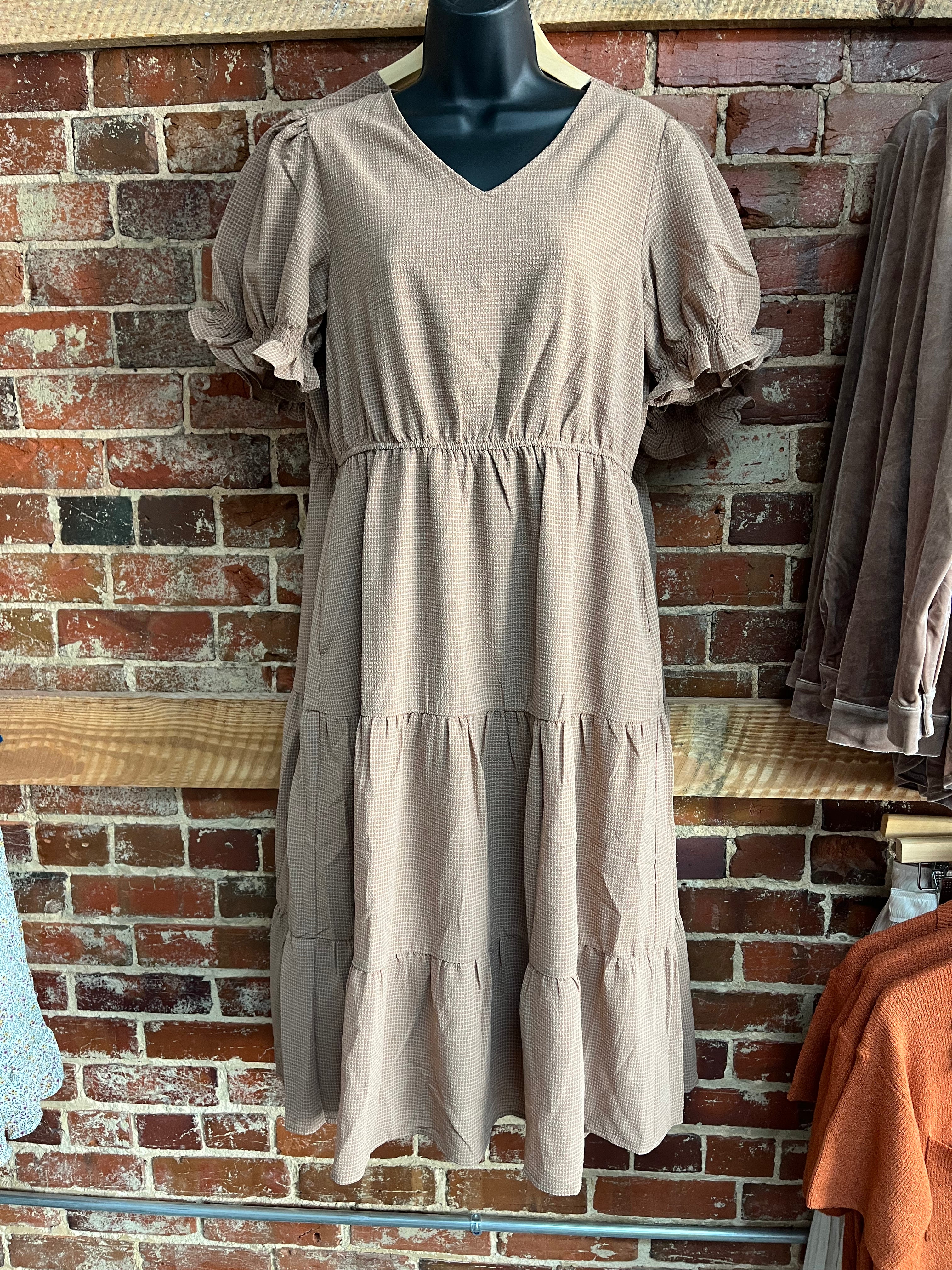 “Crisp Autumn Morning” Maxi Dress