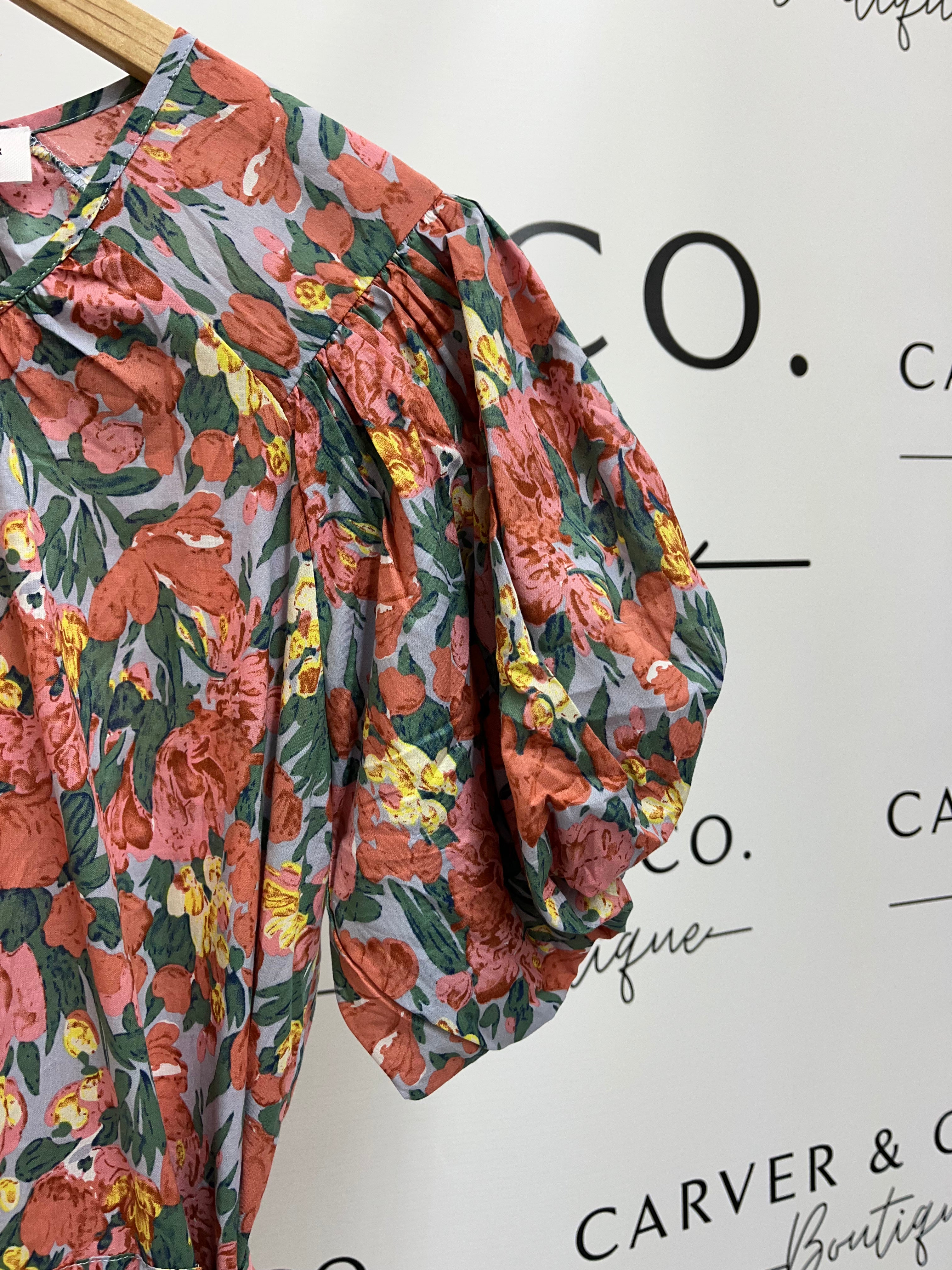 “On Island Time” Floral Dress