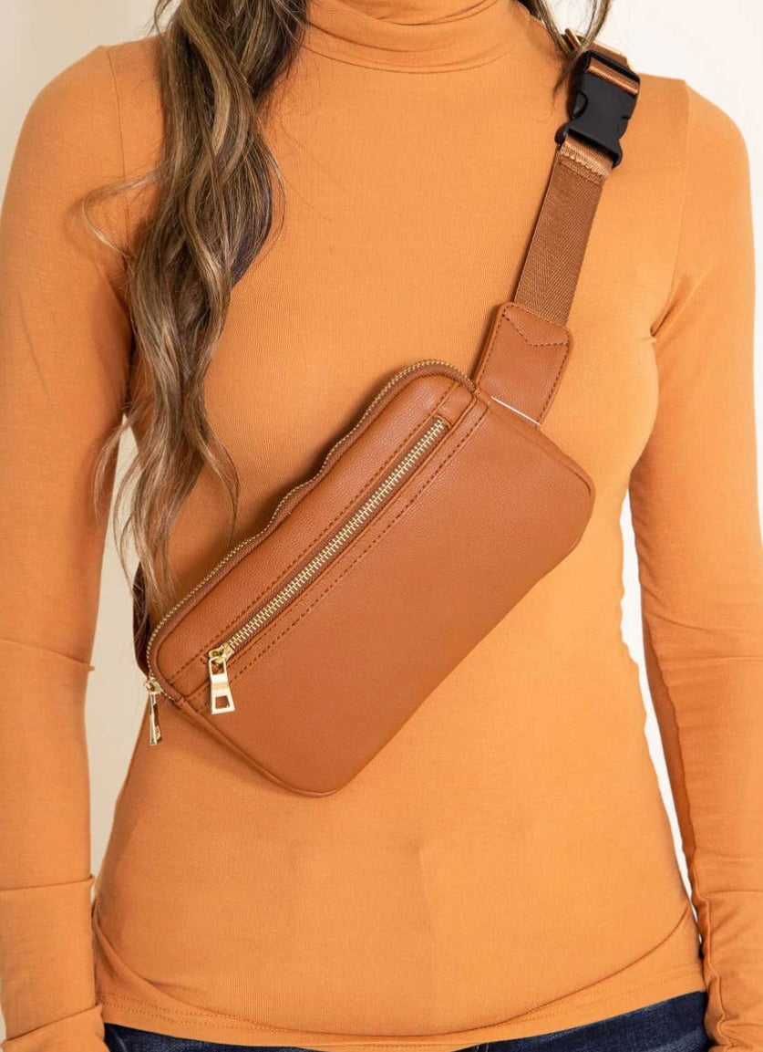 “Grab it and Go” Fanny Pack in Coffee